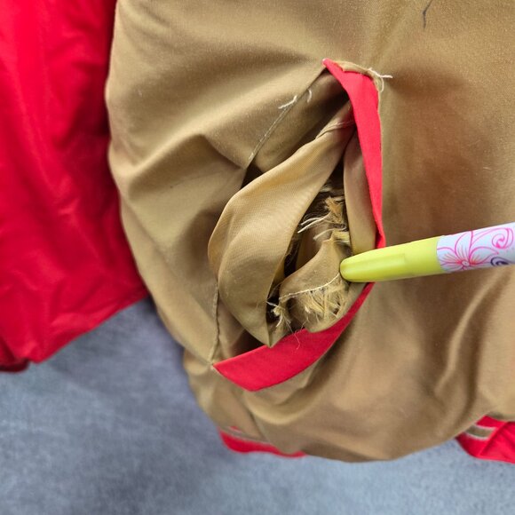 VINTAGE San Francisco 49ers Men Jacket Large Red Competitor Logo READ - Picture 7 of 16